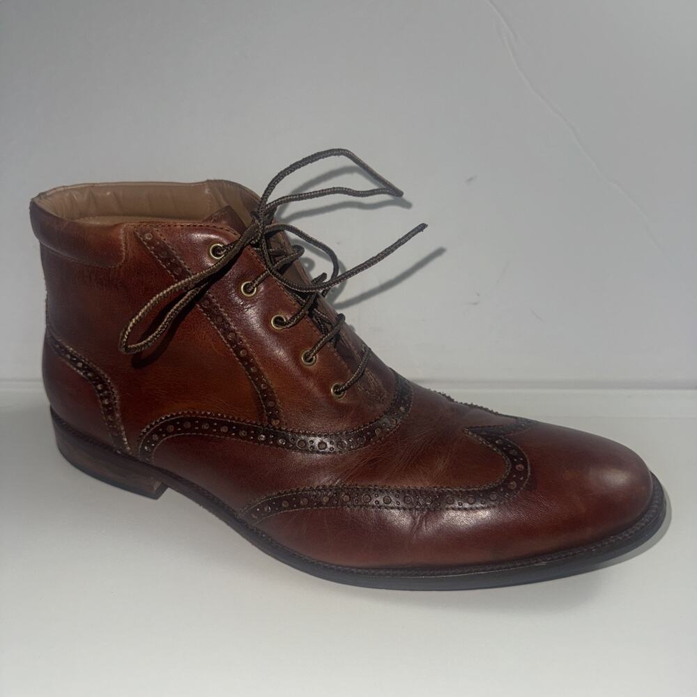 Cole Haan William Wingtip Men's Chukka Boots size 13 Brown Leather C20286